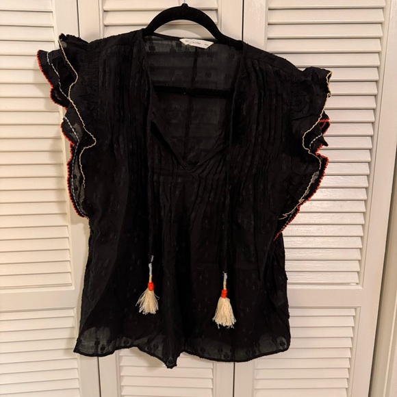 ACOS&A flutter sleeve top NWOT - Picture 1 of 5